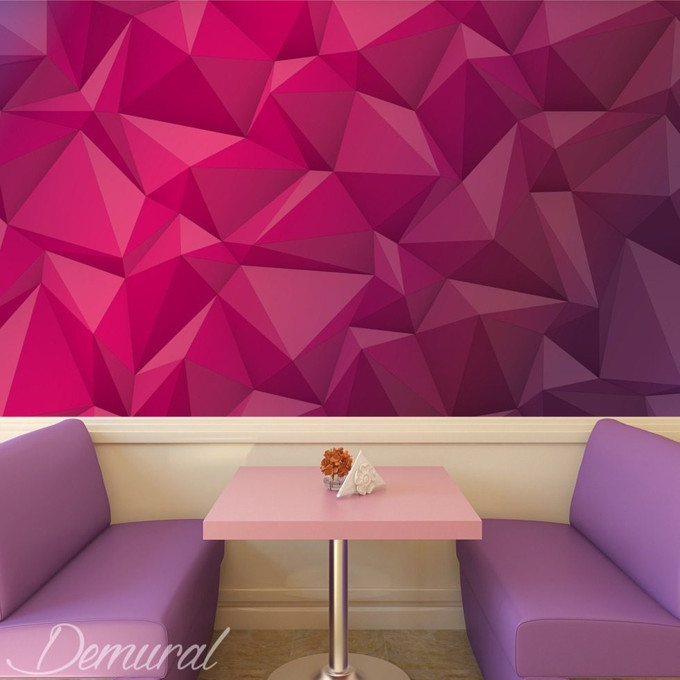 Yummy origami Fotobehang voor een café Fotobehang Demural