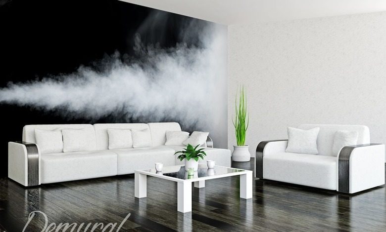 elegant rokerig zwart witte fotobehang fotobehang demural