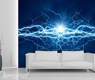 elektrische storm abstracte fotobehang fotobehang demural