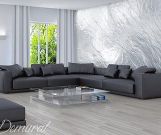 zilver aluminiumfolie fotobehang voor de woonkamer fotobehang demural