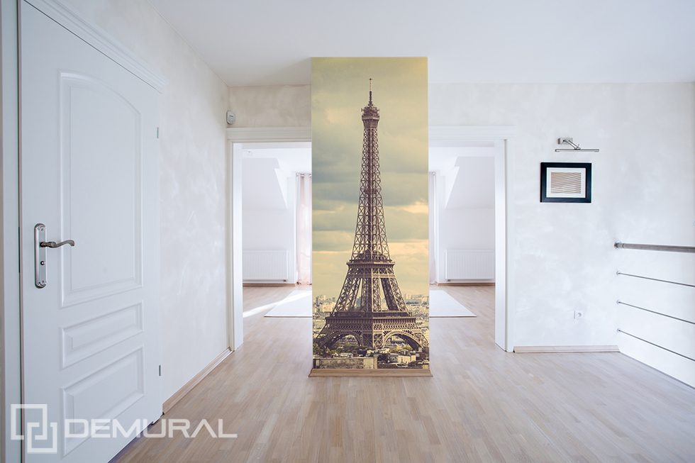 Een tournee door Parijs Eiffeltoren Fotobehang Fotobehang Demural
