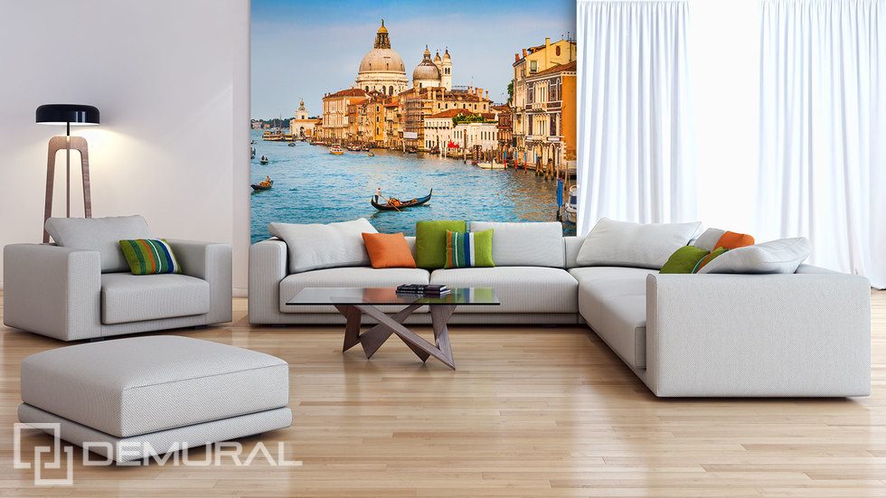 Een rondleiding door Venetië Fotobehang voor de woonkamer Fotobehang Demural
