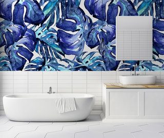 de delicatesse van planten fotobehang voor de badkamer fotobehang demural