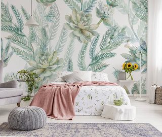 beschilderd met delicatesse fotobehang voor de slaapkamer fotobehang demural