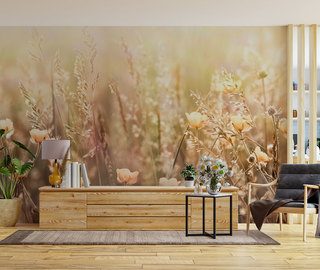 de grote kracht van kleine planten fotobehang voor de woonkamer fotobehang demural